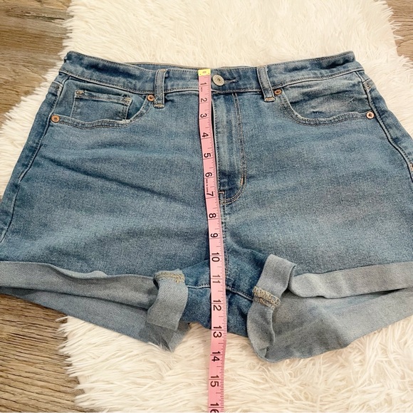 American Eagle Outfitters Mom Jean Shorts 10 Denim - Picture 4 of 8